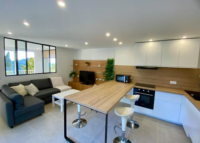 Renovated 1-bedroom With Sea View And Large Balcony Aiguebelle *